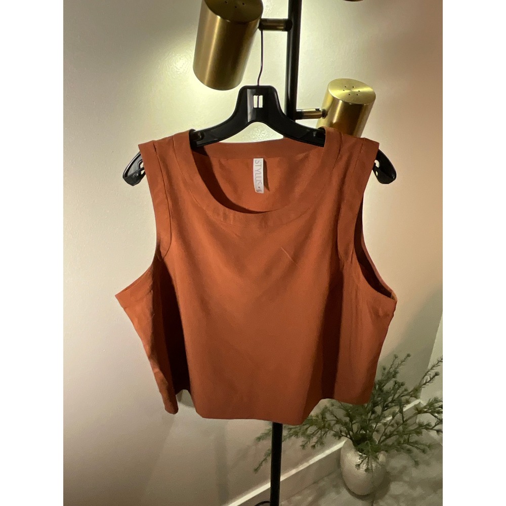 Stylus work tank xl fall pumpkin rust sustainable blend transition layer cooling